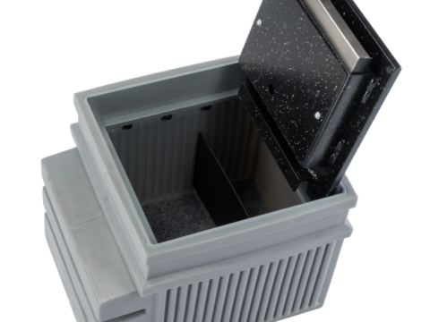 FS 2300 B C — Hayman In-Floor Safe — door open