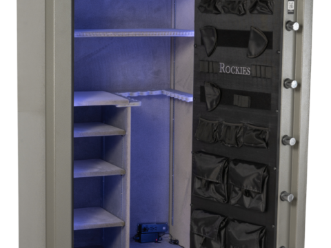 RK 6536 E — Hayman Rockies Safe — door open