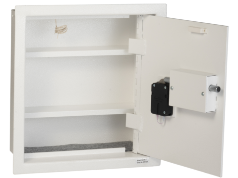 WS7 E — Hayman In-Wall Safe — door open